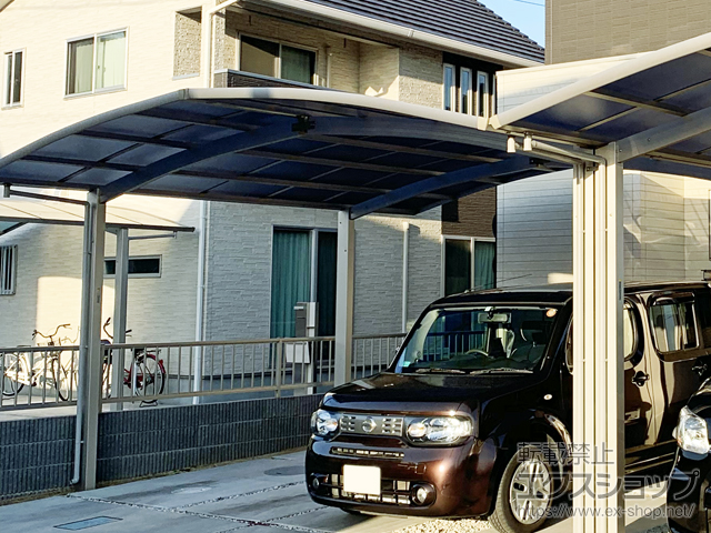 岡山県浅口郡里庄町ののカーポート レイナポートグラン　積雪〜20cm対応 施工例