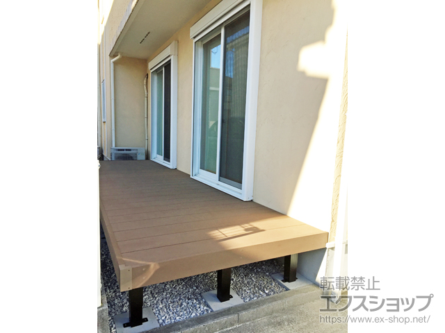 神奈川県相模原市ののウッドデッキ リウッドデッキ 200 施工例