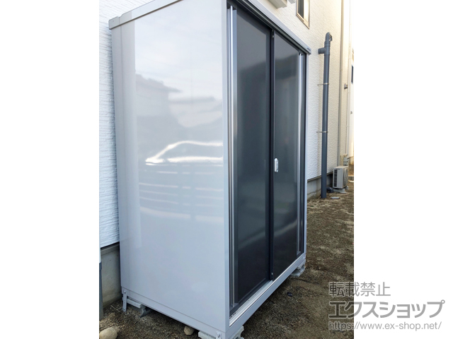 福島県福島市のの物置・屋外倉庫 シンプリー 一般型 1320×905×1903 MJX-139E-PG 施工例