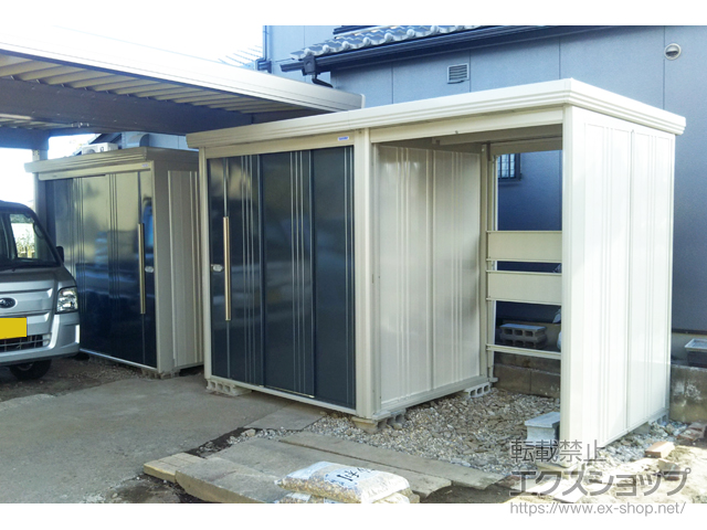 岐阜県岐阜市のの物置・屋外倉庫 Mr.ストックマン プラスアルファ 一般型 結露減少型（TP-Z3315） TP-Z3315-J 施工例