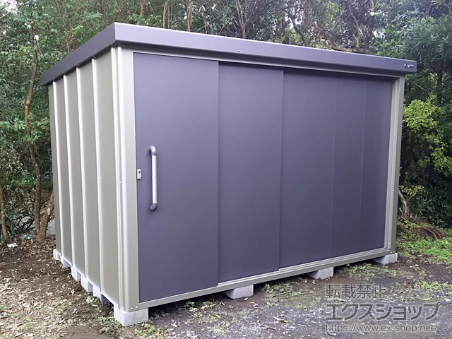 鹿児島県鹿屋市のの物置・屋外倉庫 エスケーエイト SK8-180 一般型 3000×2000×1940 SK8-180-GK 施工例