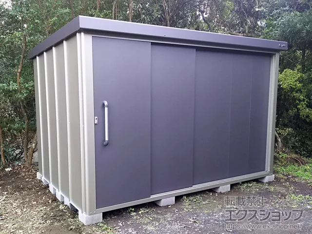 鹿児島県鹿屋市のサンキンの物置・収納・屋外倉庫 エスケーエイト SK8-180 一般型 3000×2000×1940 SK8-180-GK 施工例