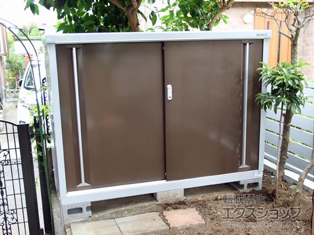 神奈川県座間市のの物置・屋外倉庫 シンプリー 一般型 1520×755×1103 MJX-157B-TB 施工例