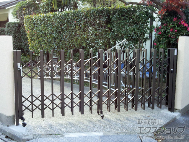 東京都大田区ののカーゲート アルシャインII HW型Aタイプ ノンレール 片開き 施工例