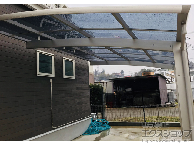 千葉県四街道市ののカーポート プレシオスポート 積雪〜20cm対応 施工例