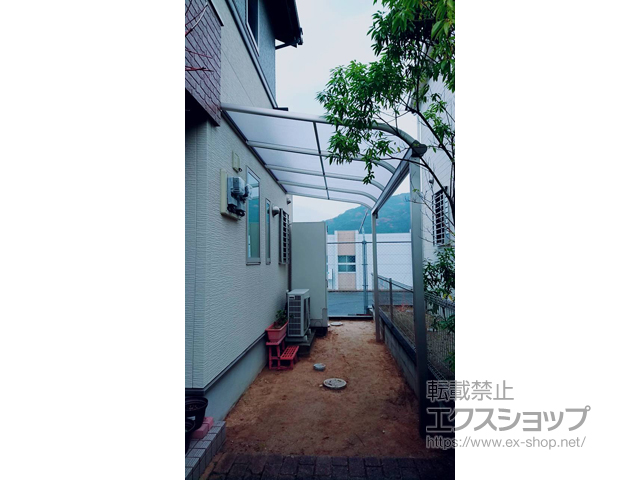 福岡県大野城市ののテラス屋根 ヴェクターテラス R型 テラスタイプ 単体 積雪〜20cm対応 施工例