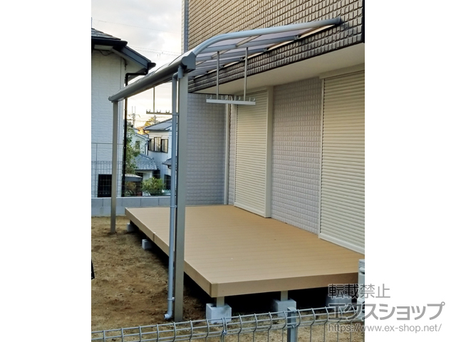 兵庫県神戸市ののテラス屋根 ヴェクターテラス R型 テラスタイプ 単体 積雪〜20cm対応 施工例