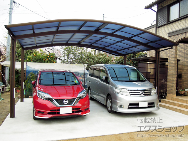 山口県防府市ののカーポート レイナツインポートグラン　積雪〜20cm対応 施工例