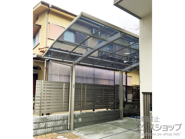 大阪府高槻市ののカーポート レイナポートグラン　積雪〜20cm対応 施工例