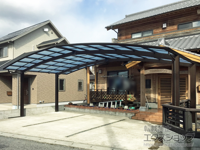 大分県大分市ののカーポート レイナトリプルポートグラン　積雪〜20cm対応 施工例