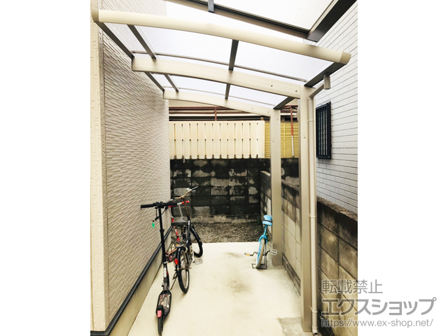 香川県観音寺市ののサイクルポート・駐輪場 レイナポートグランミニ 積雪〜20cm対応 施工例