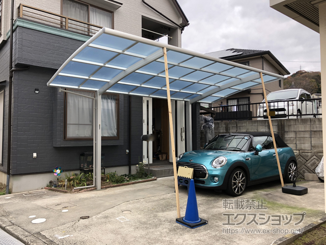 広島県広島市ののカーポート レイナポートグラン　積雪〜20cm対応 施工例