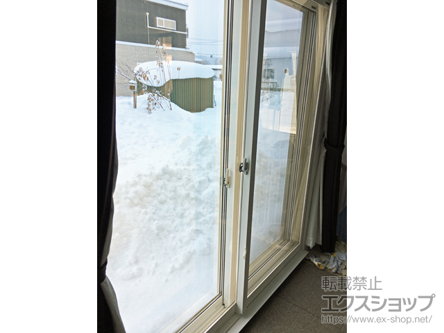北海道旭川市のの二重窓（内窓） プラマードU 引違い窓 2枚建 施工例