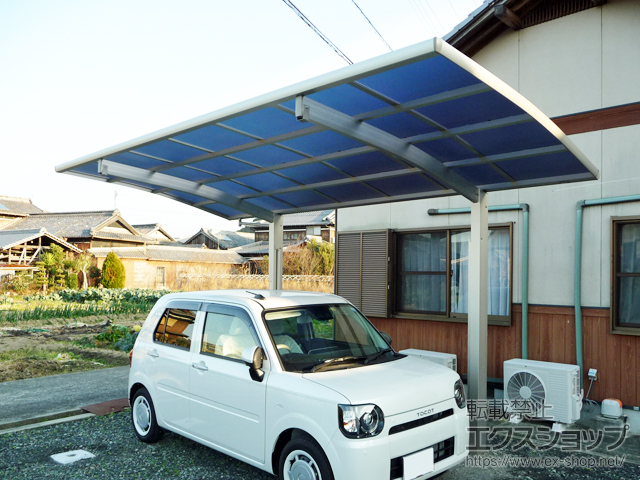 香川県三豊市ののカーポート レイナポートグラン　積雪〜20cm対応 施工例