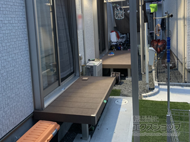 静岡県静岡市ののウッドデッキ リウッドデッキ 200 施工例