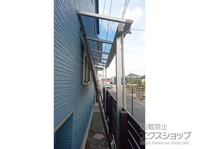 岡山県倉敷市ののテラス屋根 ヴェクターテラス F型 テラスタイプ 単体 積雪〜20cm対応 施工例