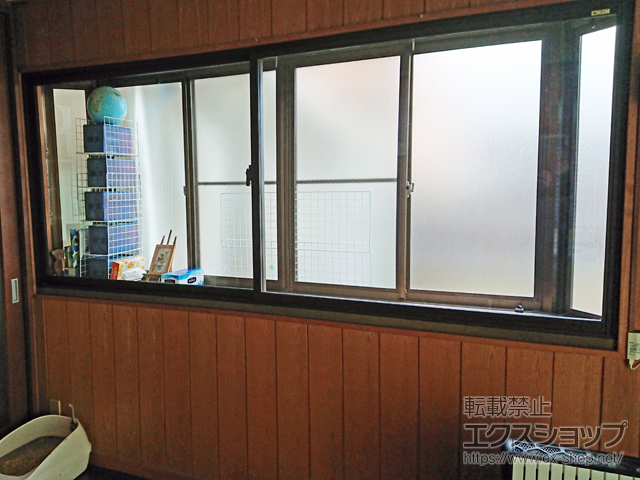 岐阜県揖斐郡池田町のの二重窓（内窓） インプラス ダストバリア仕様 引違い窓 2枚建 施工例