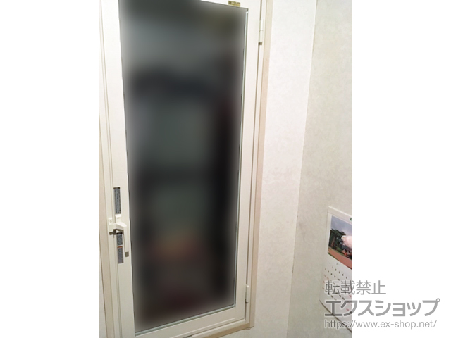 東京都荒川区のの二重窓（内窓） インプラス ダストバリア仕様 テラスドア 外観左吊元 施工例