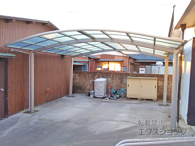 埼玉県羽生市ののカーポート レイナツインポートグラン 積雪〜20cm対応 施工例