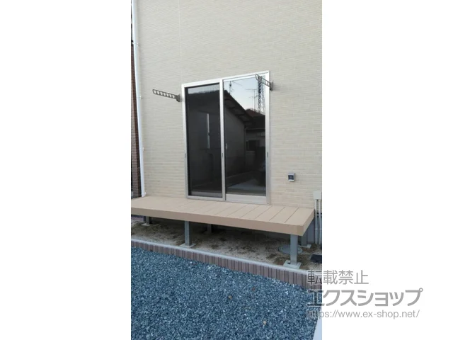 福島県いわき市のYKKAPのウッドデッキ リウッドデッキ 200 施工例