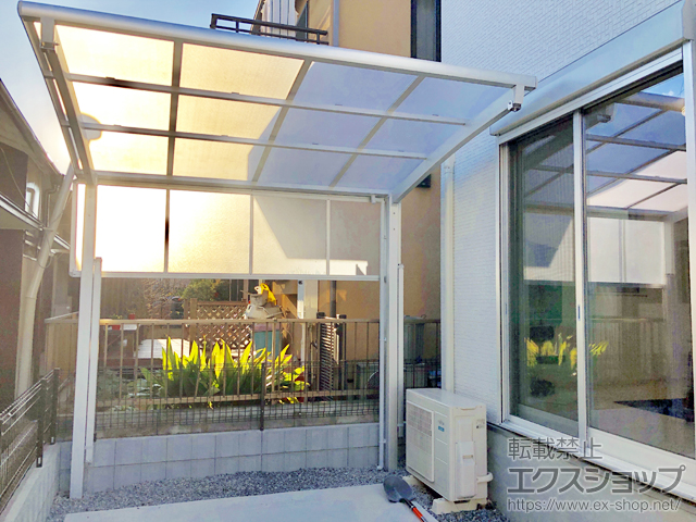 埼玉県さいたま市ののサイクルポート・駐輪場 ネスカRミニ (ラウンドスタイル) 積雪〜20cm対応 施工例