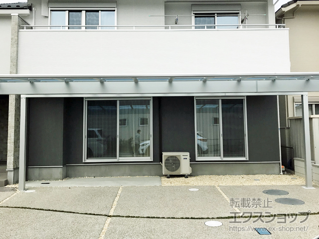 愛知県西春日井郡豊山町ののカーポート エフルージュ トリプル 積雪〜20cm対応 施工例