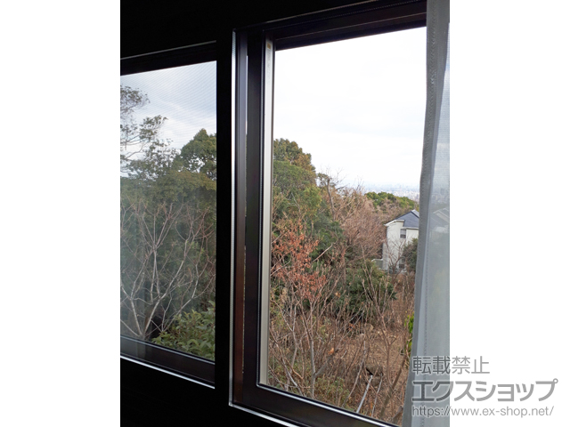 兵庫県西宮市のの二重窓（内窓） プラマードU 引違い窓 2枚建 施工例