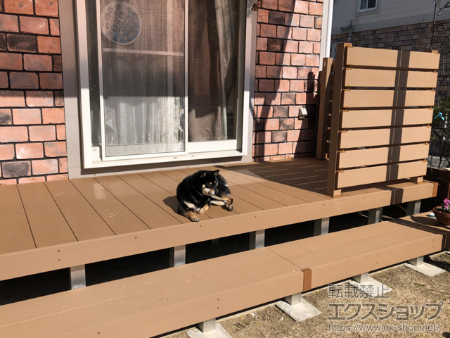 愛知県豊橋市ののウッドデッキ リウッドデッキ 200 施工例