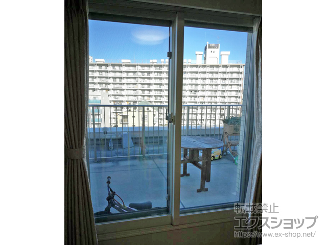 東京都調布市のの二重窓（内窓） インプラス ダストバリア仕様 引違い窓 2枚建 施工例