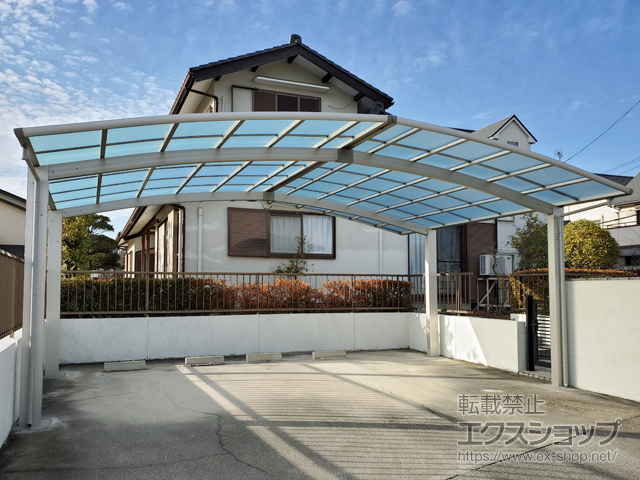 愛知県安城市ののカーポート レイナトリプルポートグラン　積雪〜20cm対応 施工例