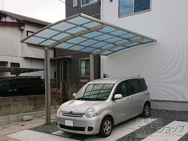 福岡県那珂川市ののカーポート レイナポートグラン　積雪〜20cm対応 施工例