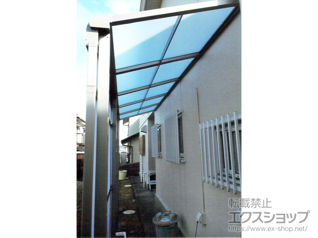 岐阜県多治見市ののストックヤード スピーネストックヤードF型 パネルタイプ スクリーン仕様 積雪〜20ｃｍ対応 施工例