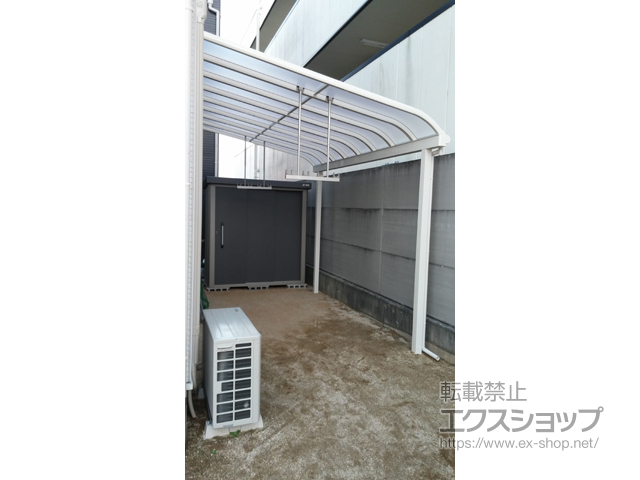 愛知県安城市ののテラス屋根 ヴェクターテラス R型 テラスタイプ 単体 積雪〜20cm対応 施工例
