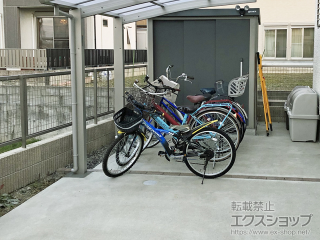 愛知県一宮市ののフェンス・柵 アルメッシュフェンス1型 フリーポールタイプ 施工例