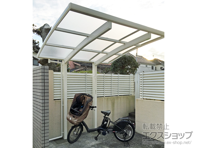 東京都世田谷区ののサイクルポート・駐輪場 レイナポートグランミニ 積雪〜20cm対応 施工例