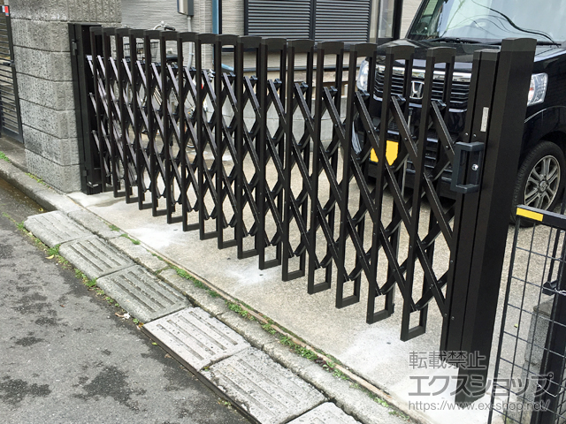 神奈川県横浜市ののカーゲート エアリーナII ノンキャスター 片開きタイプ 39S 施工例