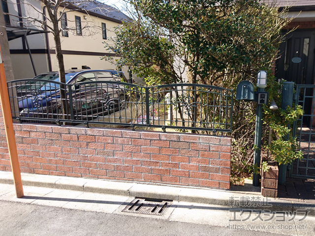 神奈川県川崎市ののフェンス・柵 キャスティナF型フェンス 施工例