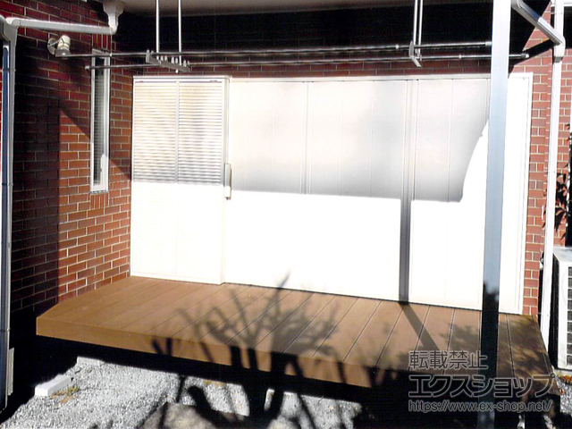 千葉県千葉市ののウッドデッキ マージウッドデッキ 施工例