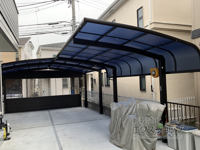 神奈川県横浜市ののカーポート レイナキャップポートグラン　積雪〜20cm対応 施工例