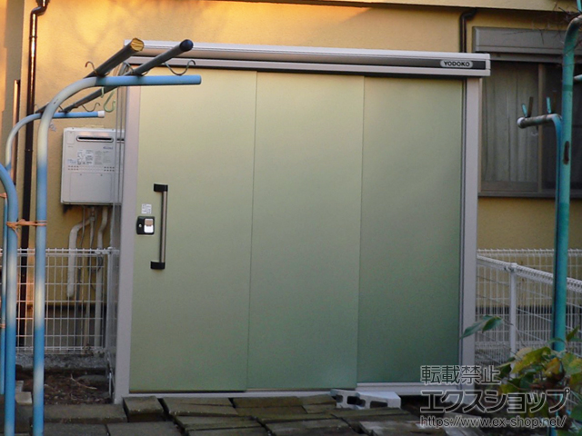 埼玉県さいたま市のの物置・屋外倉庫 エルモ 一般型 2220×1520×2120 LMD-2215-EG 施工例