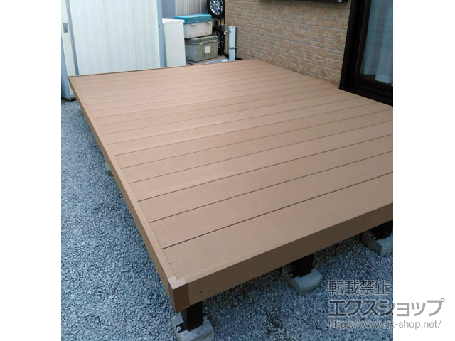 千葉県野田市ののウッドデッキ リウッドデッキ 200 施工例