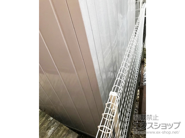 神奈川県座間市ののフェンス・柵 イーネットフェンス1F型 自由柱施工 施工例