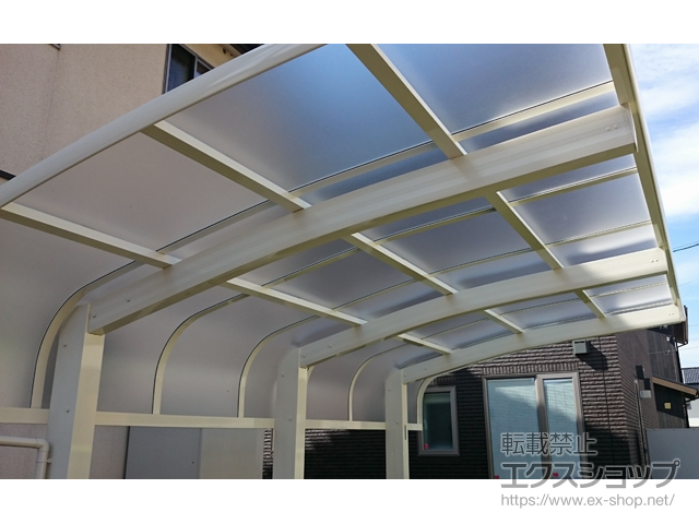 長野県上田市ののカーポート レイナキャップポートグラン50　積雪〜50cm対応 施工例