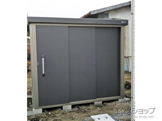 長野県松本市のの物置・屋外倉庫 エスケーエイト SK8-100 一般型 2200×1600×1940 SK8-100-GK 施工例