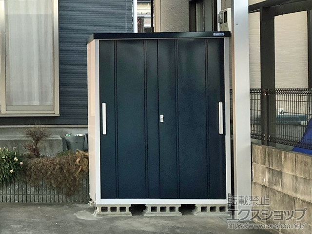 熊本県合志市のの物置・屋外倉庫 クール COOL-1575 一般型 1500×750×1937 COOL-1575-OM 施工例