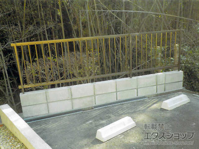 愛知県日進市ののフェンス・柵 ハイサモア フリーポールタイプ 施工例