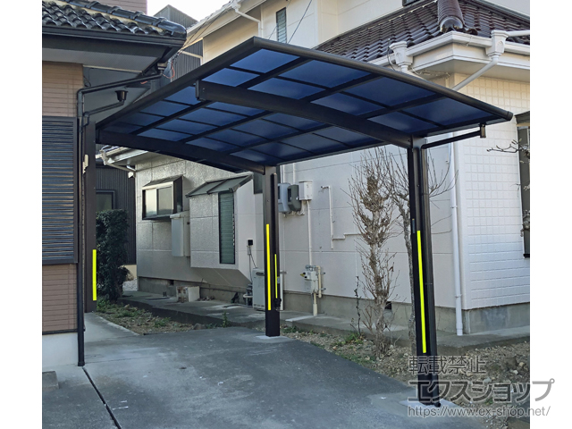 静岡県掛川市ののカーポート プレシオスポート 積雪〜20cm対応 施工例