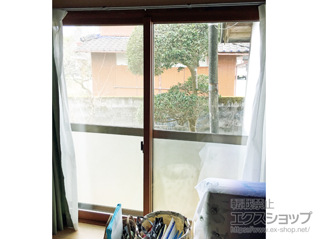 熊本県玉名郡和水町のの二重窓（内窓） インプラス ダストバリア仕様 引違い窓 2枚建 施工例