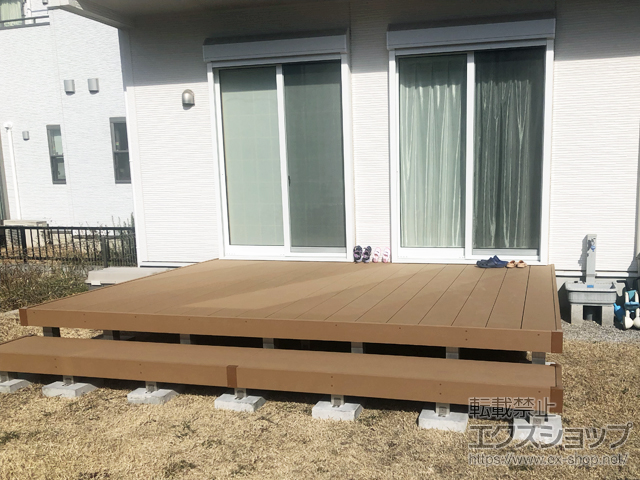 埼玉県熊谷市ののウッドデッキ リウッドデッキ 200 施工例