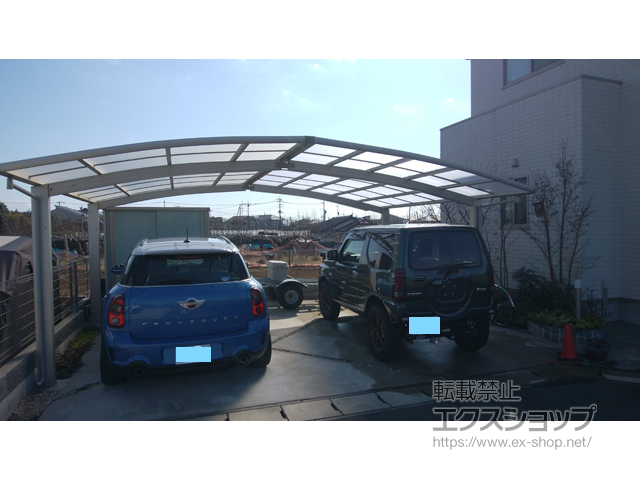 千葉県白井市ののカーポート レイナポートグラン　積雪〜20cm対応 施工例